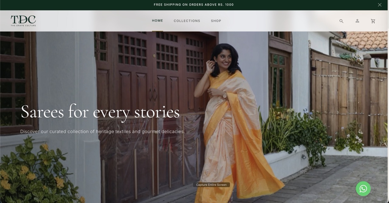The Drape Culture Website Preview