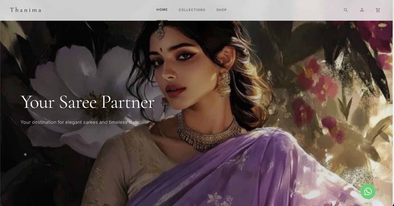 Thanima Website Preview